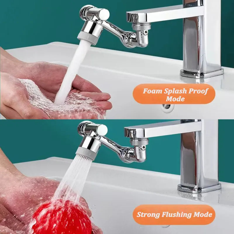 Universal Rotatable Faucet Sprayer – 1080° Swivel & Water Saving Nozzle 💧