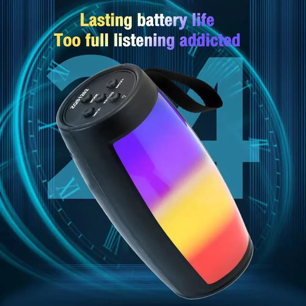 Wireless Bluetooth Speaker – Portable Bass & LED Lights