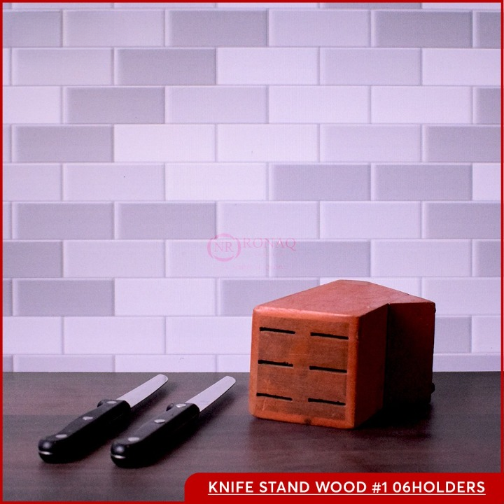 Wooden Knife Stand – Stylish & Smart Kitchen Organizer 🔪