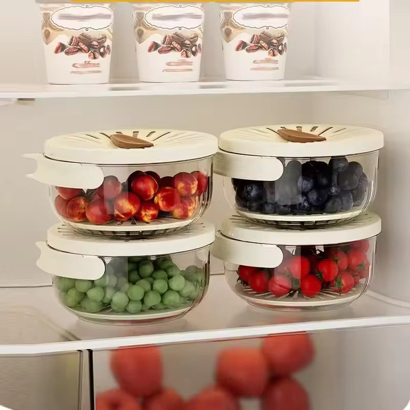 Multi-Functional Vegetable & Fruit Basket – Foldable & Drainage Ready