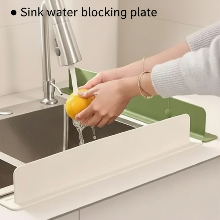 Silicone Sink Splash Guard , Keep Your Kitchen Dry & Mess-Free 💧✨