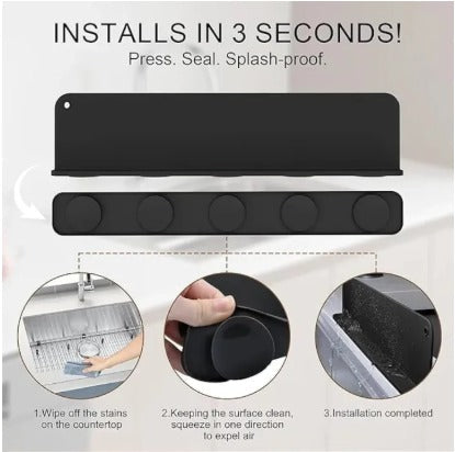 Silicone Sink Splash Guard , Keep Your Kitchen Dry & Mess-Free 💧✨