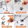 Flexible Metal Drain Cleaning Brush – Easy Sink & Pipe Clog Remover