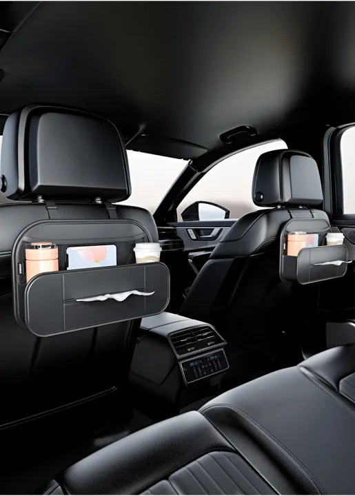 Leather Car Backseat Organizer – Smart & Stylish Storage for a Clutter
