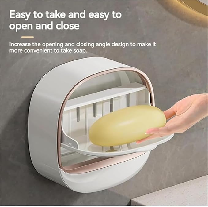 Luxury Soap Holder With Drain Tray