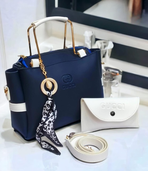 1PC Ladies Handbag With Match Small Pouch