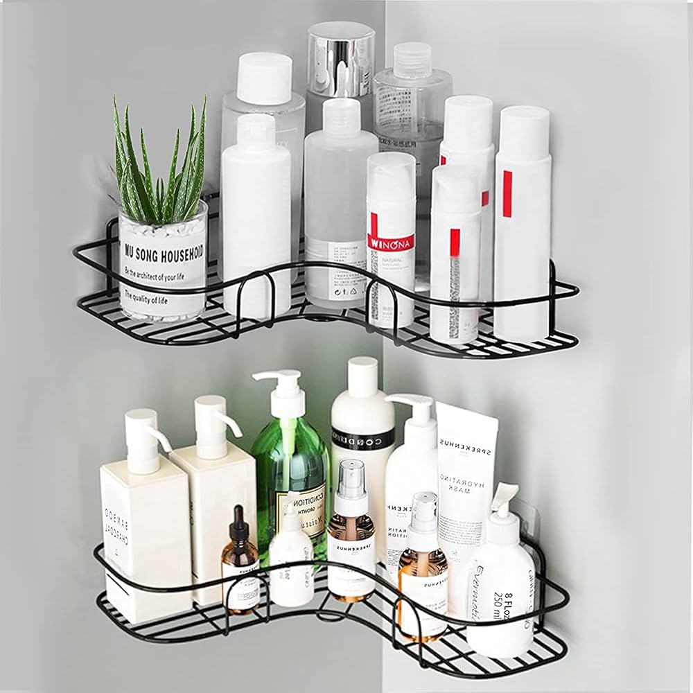 Metal Corner Rack For Bathroom & Kitchen