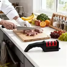 3-in-1 Knife Sharpener With Fruit And Meat Knife