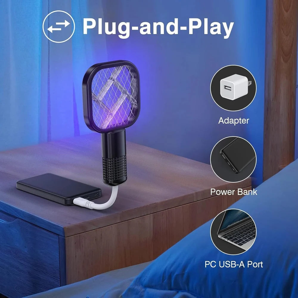 USB Rechargeable  - Pro UV Mosquito Killer Racket