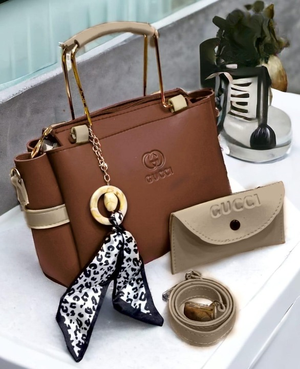 1PC Ladies Handbag With Match Small Pouch