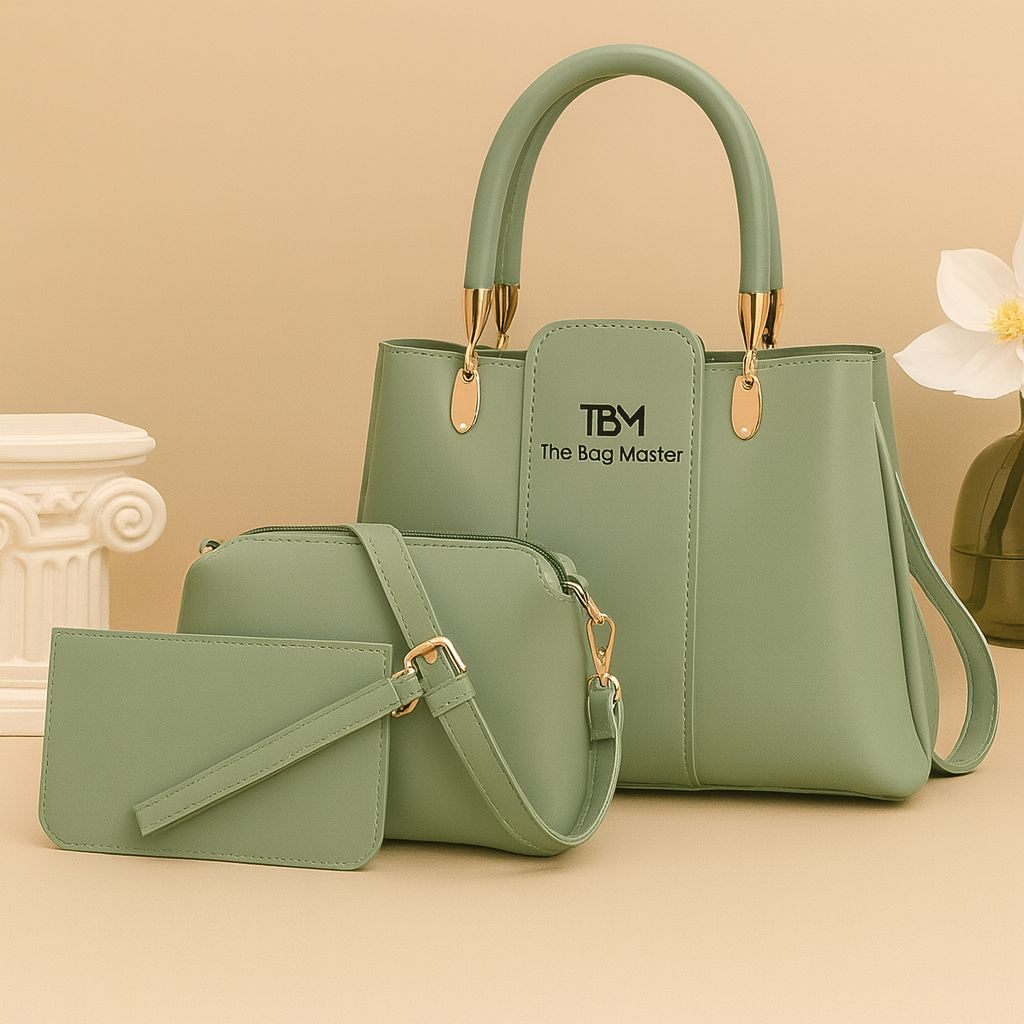 3 Pieces Ladies Handbag Elegant Design