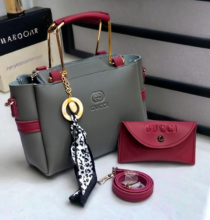 1PC Ladies Handbag With Match Small Pouch