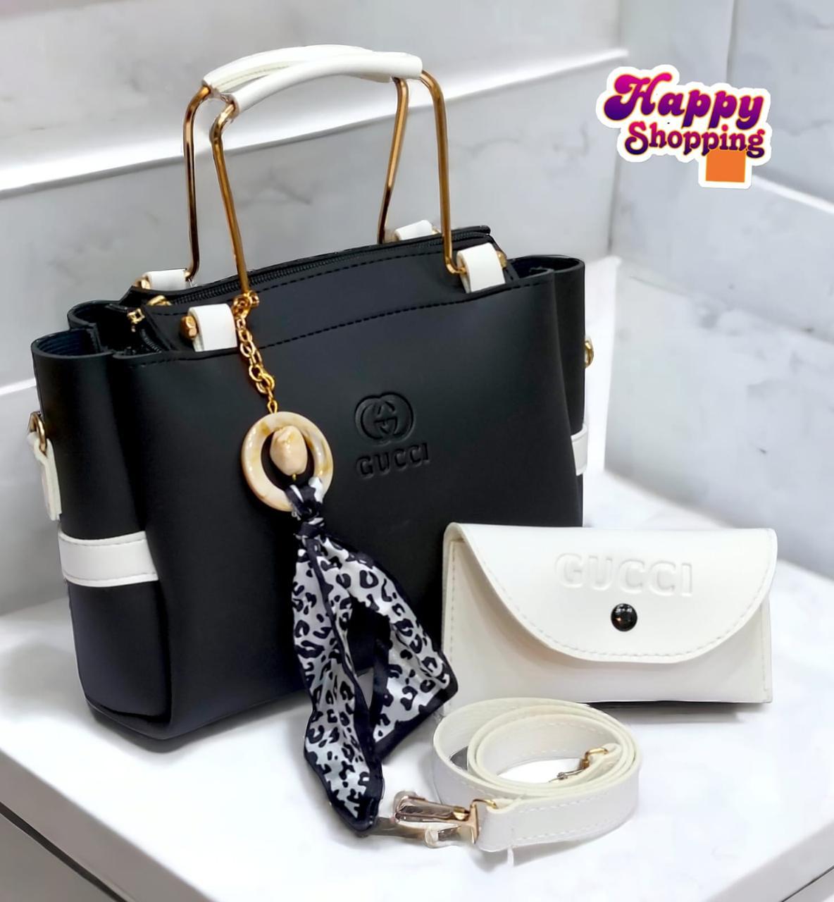 1PC Ladies Handbag With Match Small Pouch