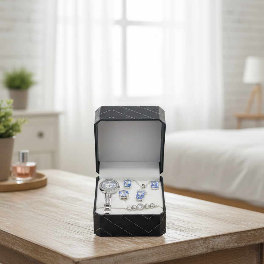 Elegant Ladies Watch & Jewellery Collection