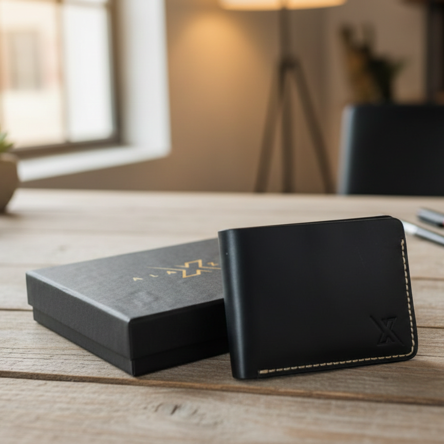 Men’s Rugged Leather Wallet | Cow Leather |