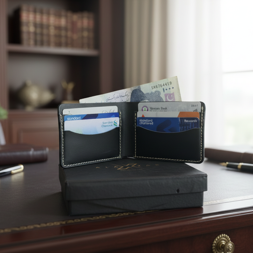Men’s Rugged Leather Wallet | Cow Leather |