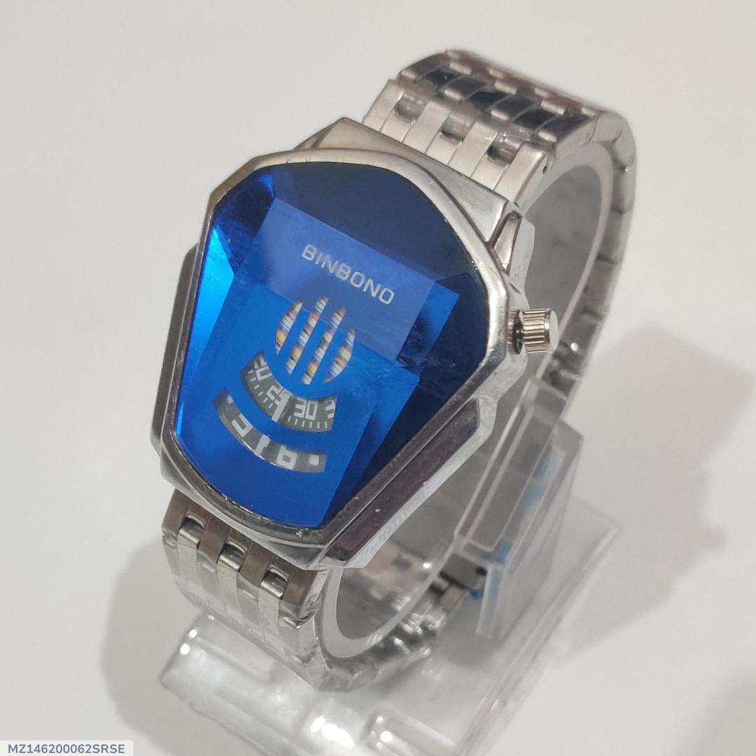 Stylish Mens Quartz Watch With Chain Strap